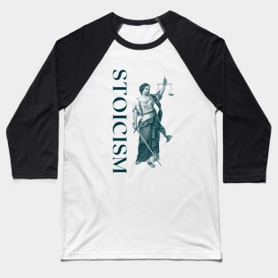 Lady Justice the stoic Baseball T-Shirt